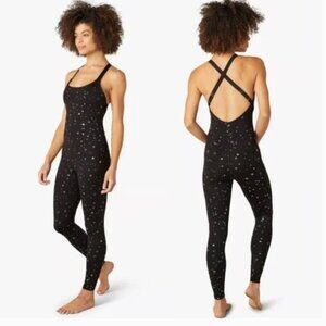 Beyond Yoga Black Star Print Jumpsuit